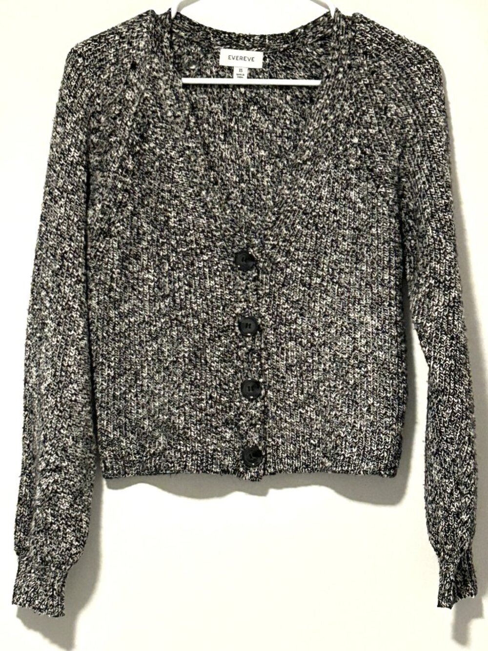 Evereve black & white cardigan, size XS - Picture 2 of 5